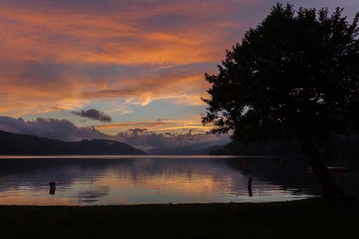 Sonnenuntergang Millstättersee