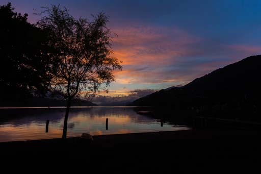 Sonnenuntergang Millstättersee